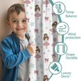 thumbnail image 3 of Blackout Kids Curtains,Ballet Princess Pattern Childrens Insulated Curtains Set Of 2,Bedroom Essentials,Toddler Room Decor 42"x54", 3 of 5