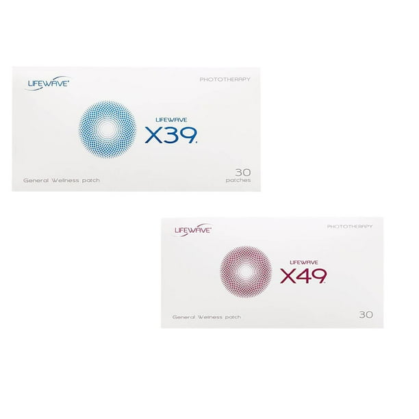 1 Pc Each Lifewave X39 & X49 Patches Supports and Promotes