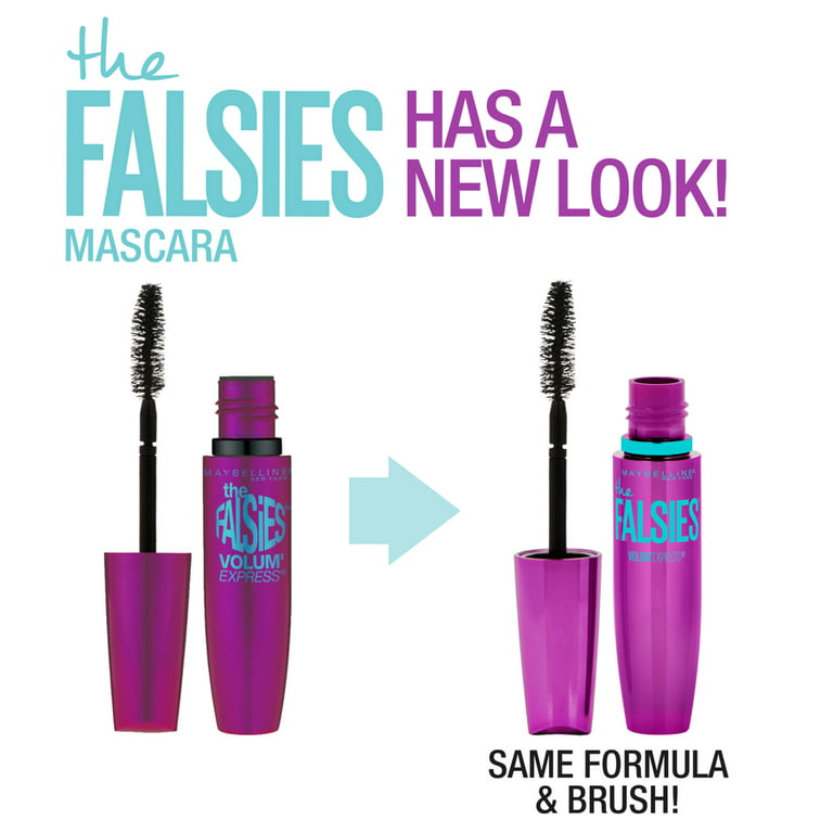 Maybelline The Falsies Waterproof Mascara Makeup, Very Black, 0.25 fl. - Walmart.com