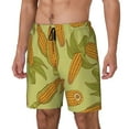 thumbnail image 2 of Daiia Corn Mens Swim Trunks Swim Shorts Quick Dry Swim Shorts with Mesh Lining Pockets-3X-Large, 2 of 9