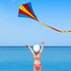 thumbnail image 4 of Cometa voladora fácil, grande y colorida, ideal para actividades al aire libre con viento fuerte o suave., 4 of 7