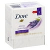 Dove 1/4 Moisturizing Cream Lavender Beauty Bar 3 ea