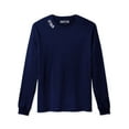 thumbnail image 2 of Daxton Premium Utah Men Long Sleeves T Shirt Ultra Soft Medium Weight Cotton, Navy Tee White Letters 1XL, 2 of 3