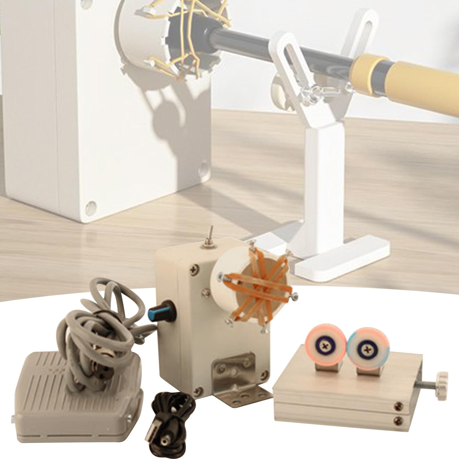 yotijay DIY Winding Machine ing Tools Portable Easy to Use Rod Wrapping Fittings Pedal alloy stand