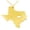 Gold, variant on Texas USA State Map Necklace in Gold Silver Rose Gold Tricolor Stainless Steel Jewelry Pendant