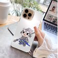 thumbnail image 1 of Añade un toque divertido a tu iPhone: moderno estampado de dibujos animados en una suave funda de goma de piel de oveja, perfecto para Año Nuevo, 1 of 3