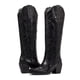 thumbnail image 2 of Botas vaqueras wetkiss para mujer, anchas, pantorrillas, hasta la rodilla, negras, 2 of 6