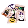 thumbnail image 3 of MOPOOR Halloween Non-Woven Bags Reusable Trick or Treat Tote Gift Bag Pumpkin Ghost Bat Mummy Monster Cat Party Favor Candy Bag with Handle for Halloween, 3 of 3