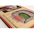 thumbnail image 3 of YouTheFan NCAA Texas Tech Red Raiders 3D StadiumView Picture Frame, 3 of 5