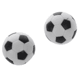 thumbnail image 4 of 20x Plastique 32mm Soccer de Table Intérieur Remplacement Noir+blanc, 4 of 6