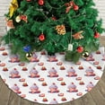 thumbnail image 3 of Christmas Tree Skirt, Strawberry Blueberry Cream Cake Soft Plush Christmas Tree Decorations Indoor, Tree Skirts Mat for New Year Halloween Holiday Christmas Party Decor 48", 3 of 6