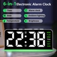 thumbnail image 2 of Reloj Despertador Cabecera LED Ambient Carácter Deligente Cita, 2 of 9