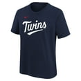 thumbnail image 2 of Youth Nike Joe Ryan Navy Minnesota Twins Name & Number T-Shirt, 2 of 3