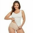 thumbnail image 6 of Women Cami Shapewear with Built in Bra Tummy Control Tank Top Undershirts Body Shaper, 6 of 8