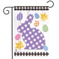 thumbnail image 2 of Briarwood Lane Checkered Spring Bunny Garden Flag, 2 of 4