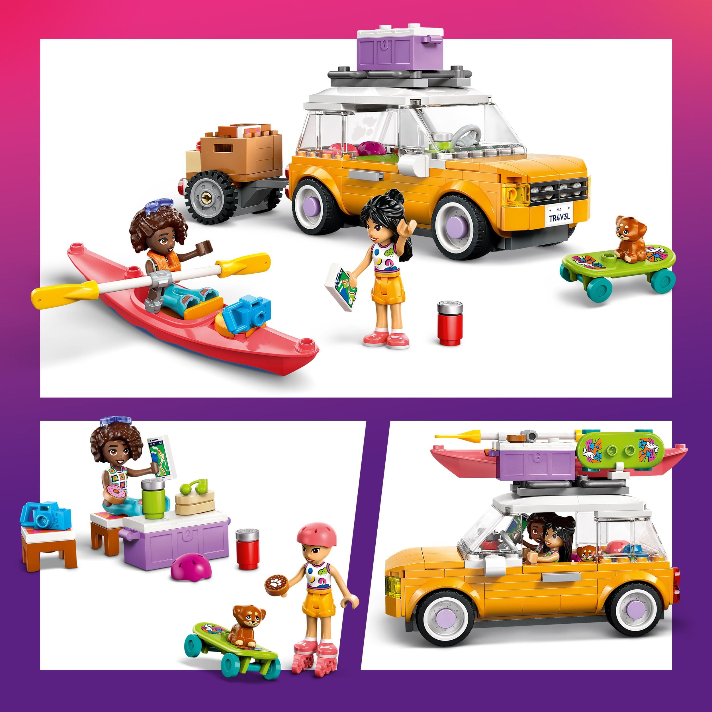 LEGO Friends La voiture de Voyage de l’Amitié, Ensemble de Construction 42659 LEGO La voiture de voya 42659