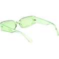 thumbnail image 5 of FEISEDY Creative Rectangle Sunglasses Women Fashion Thick Frame UV400 Protection B2462, 5 of 15