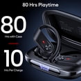 thumbnail image 2 of Auriculares Bluetooth TAGRY X88, 80 horas de reproducción, IPX7, resistentes al agua, 2 of 5