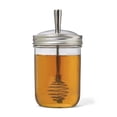 thumbnail image 1 of Jarrón Honey Dipper de boca ancha, color plateado, 1 of 7