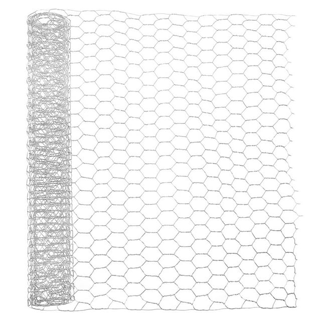 WEUVEB Galvanized Poultry Netting Wire Mesh for Outdoor Chicken Coop Fence and Small Animal Enclosure
