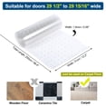thumbnail image 2 of Uxcell Cat Carpet Protector, 8.2 Ft Plastic Pet Scratch Stopper for Carpet, Easy to Cut, From Scratching Rugs at Doorway, 2 of 6