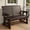 2 seaters-Deep brown, variant on Fortune Candy Outdoor Wood Glider with High Roll Back and Cup Holders, Heavy Duty 800 lbs, Black