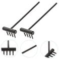 thumbnail image 4 of 6pcs Zen Mini Rakes Sandbox Rakes Table Small Rakes Garden Miniature Rakes, 4 of 5