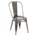 thumbnail image 1 of Durable Tolix Roch Gunmetal Dining Chair – Sleek Metal Side Chair for Restaurants and Modern Spaces, 1 of 3