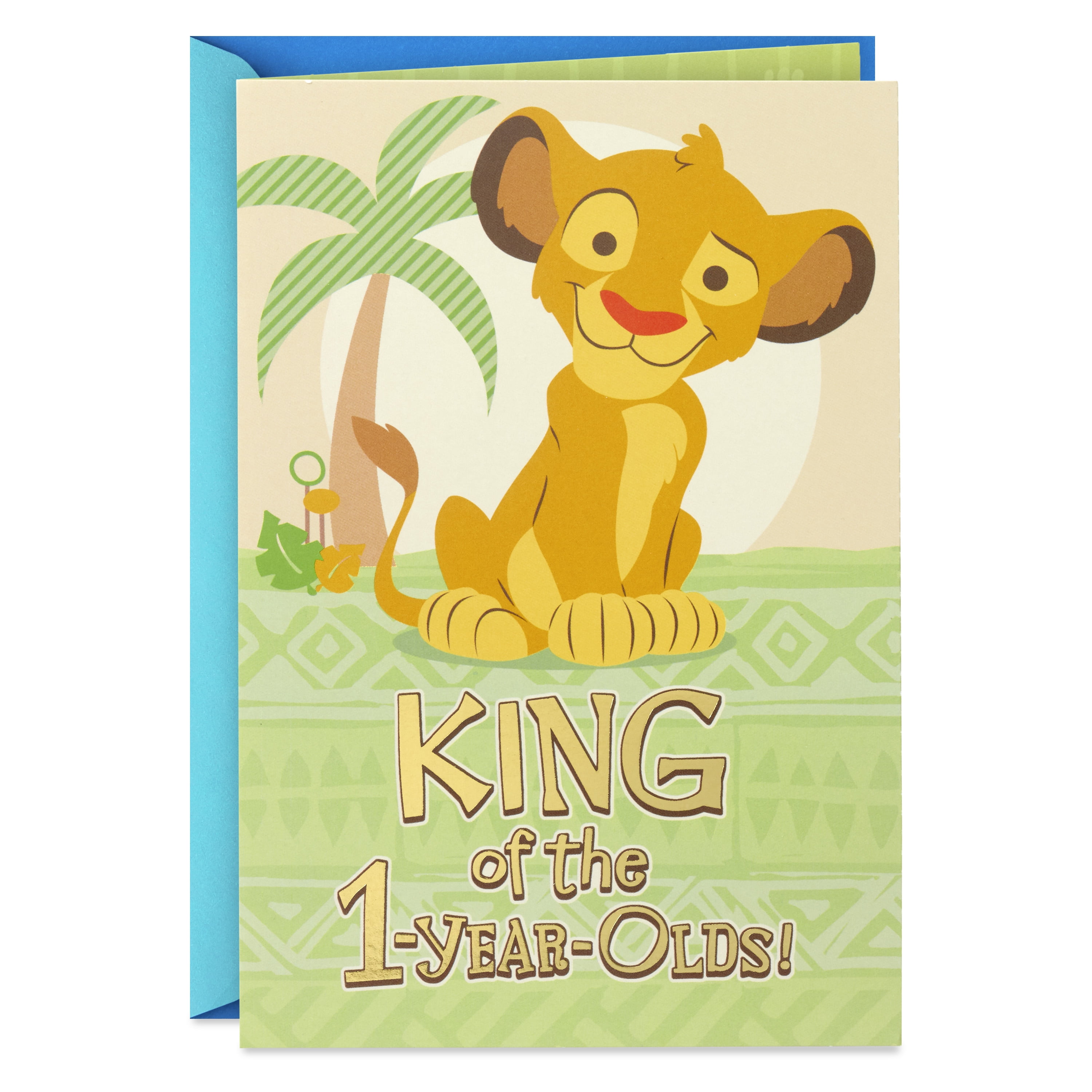 Personalised Handmade Watercolour Lion 3rd Birthday Card For Kids For Him/Her 