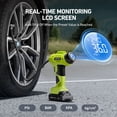 thumbnail image 5 of AstroAI Cordless Tire Inflator Portable Air Compressor Electric Pump, 160PSI Handheld Air Pump with 20V Rechargeable Battery Auto Shutoff, Digital Pressure Gauge for Cars Tires, for Gift, Green, 5 of 14