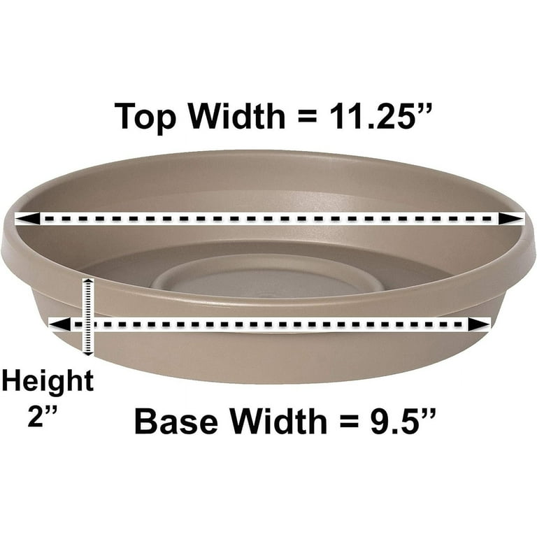 Bloem Terra Plant Saucer Tray for Planters 9-12 Bloem Terra Plant Saucer Tray for Planters 9-12