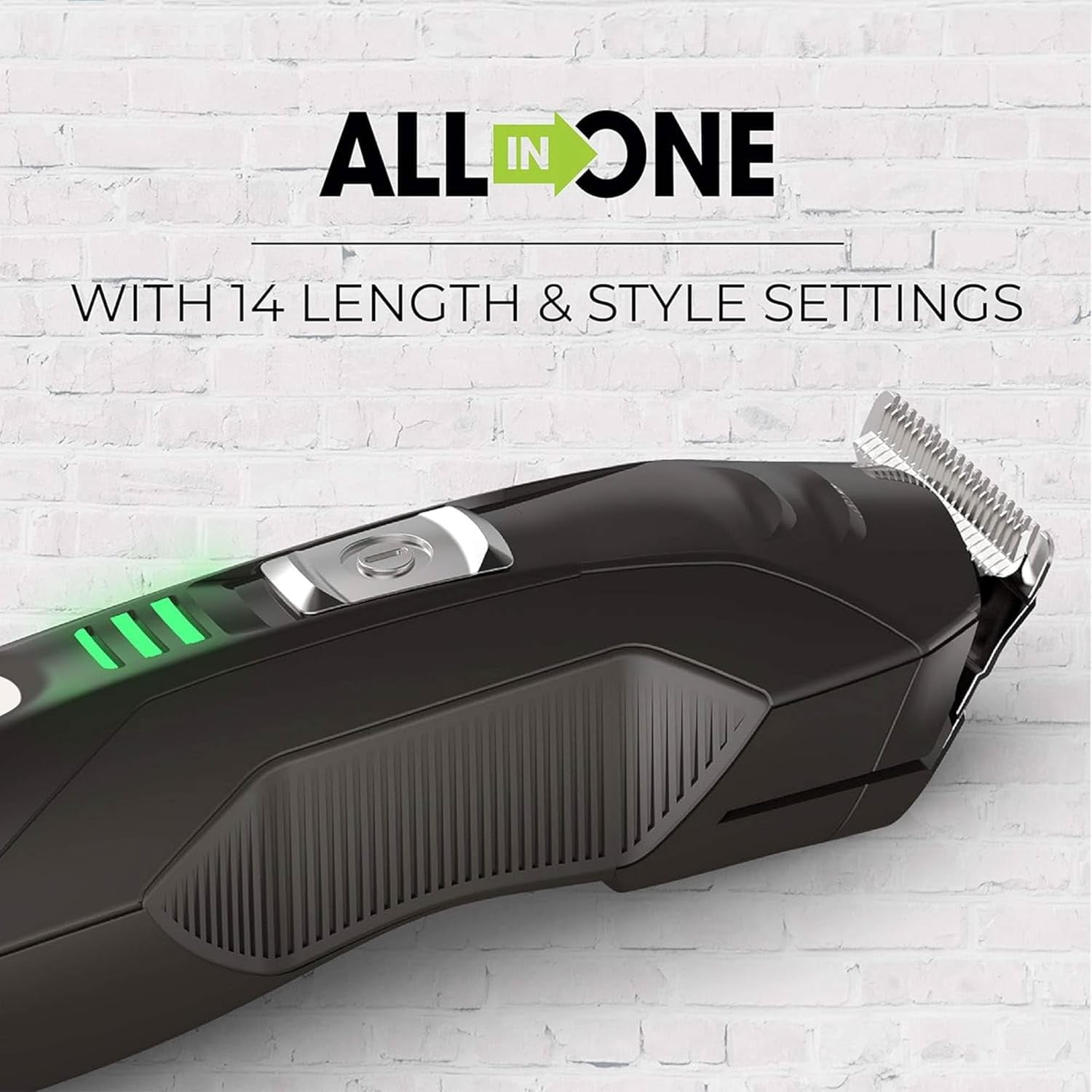 Remington All-in-One Lithium Powered Grooming Kit, 8-Piece Beard, Hair, and Stubble Trimmer Set, PG6022
