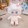 thumbnail image 3 of Muñeca de algodón de felpa Kawaii, figura de súper estrella rellena, sin atributos, cuerpo gordo, muñeca Llorona, puede cambiar la ropa, regalo, 20cm, nuevo, 3 of 5