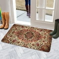 thumbnail image 5 of Bohemian Brown Ethnic Design Rug Welcome Door Mat Decorative Doormat Farmhouse Low-Profile Floor Rug Switch Mat for Home Indoor Outdoor Decorations 17 X 30 Inch, 5 of 6