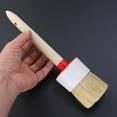 thumbnail image 1 of CHICHUMID 4PCS Round Head Paint Brush Wood Handle for Furniture Cleaning, 1 of 8