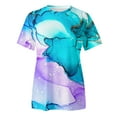 thumbnail image 4 of YDLCAFD Pâques T-Shirt à Manches Courtes Imprimé Coloré pour Femmes Printemps Été Col Rond, 4 of 5