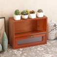 thumbnail image 4 of Organizador De Escritorio, Vitrina De Escritorio De Madera Maciza, Gran Espacio De Almacenamiento Vintage Multiusos, A Prueba De Arañazos Para Cocina, 4 of 7
