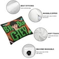 thumbnail image 6 of Big Sis Of The Birthday Boy Garbage Trucks Dump Great Day Throw Pillow, 6 of 7