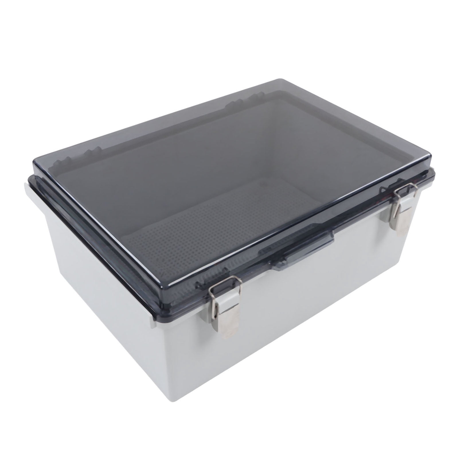 Transparent Waterproof Electrical Junction Box - Grey - Outdoor Weatherproof Enclosure
