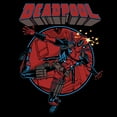 thumbnail image 2 of Junior's Marvel Deadpool Falling Circle  Graphic T-Shirt, 2 of 4