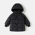thumbnail image 5 of newwalpole Girls Winter Long Puffer Lightweight Coat Thick Padded Soft Fleece Jacket with Hood Black for Size 7-8 Years, 5 of 7