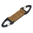 thumbnail image 3 of Correas de nylon para senderismo Sunnimix con gancho triangular de doble punta color caqui, 3 of 8