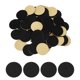 thumbnail image 1 of Uxcell 60 Pcs Círculos de Fieltro Adhesivos, 30mm Diámetro 0.8mm Grosor Círculos de Tela No Tejida Redondos Pegatinas de Muebles Pre Cortadas para Manualidades de Costura, Negro, 1 of 7