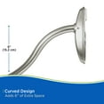 thumbnail image 7 of Kenney® Twist & Fit™ No Tools Curved Rust-Resistant Painted Steel Tension Shower Curtain Rod, 57-72", Brushed Nickel, 7 of 7