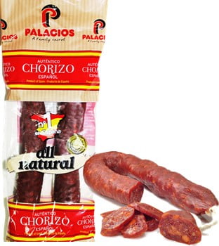 Chorizo Palacios 7.9 oz Imported from Spain. by