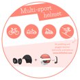 thumbnail image 6 of Chillafish Bobbi ABS hard-shell multi-sport certified helmet,size S(head circumference:50-55cm/19,7-21,6in)adjustable and integrated chinstrap,size adjuster optimized airflow and breathability,Rose, 6 of 8