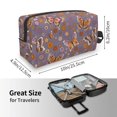 thumbnail image 3 of Uemuo Daisies Flowers Pattern Portable Toiletry Bags with Handle, Waterproof travel Make up Bags for Women, Large Capacity Travel Cosmetic Bags, 3 of 9