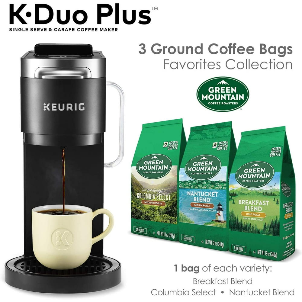 Keurig KDuo Plus Coffee Maker, Single Serve KCup Pod and