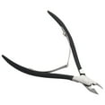 thumbnail image 3 of 2X Nail Tweezer Cutter Nipper Clipper Dead Skin Remover Manicure Black, 3 of 8