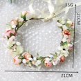 thumbnail image 5 of AVEKI Mujeres Niñas Corona de Flores Nupcial Eucalipto Halo Boda Floral Diadema Foto ShootGSG-002,WZ-365R, 5 of 5